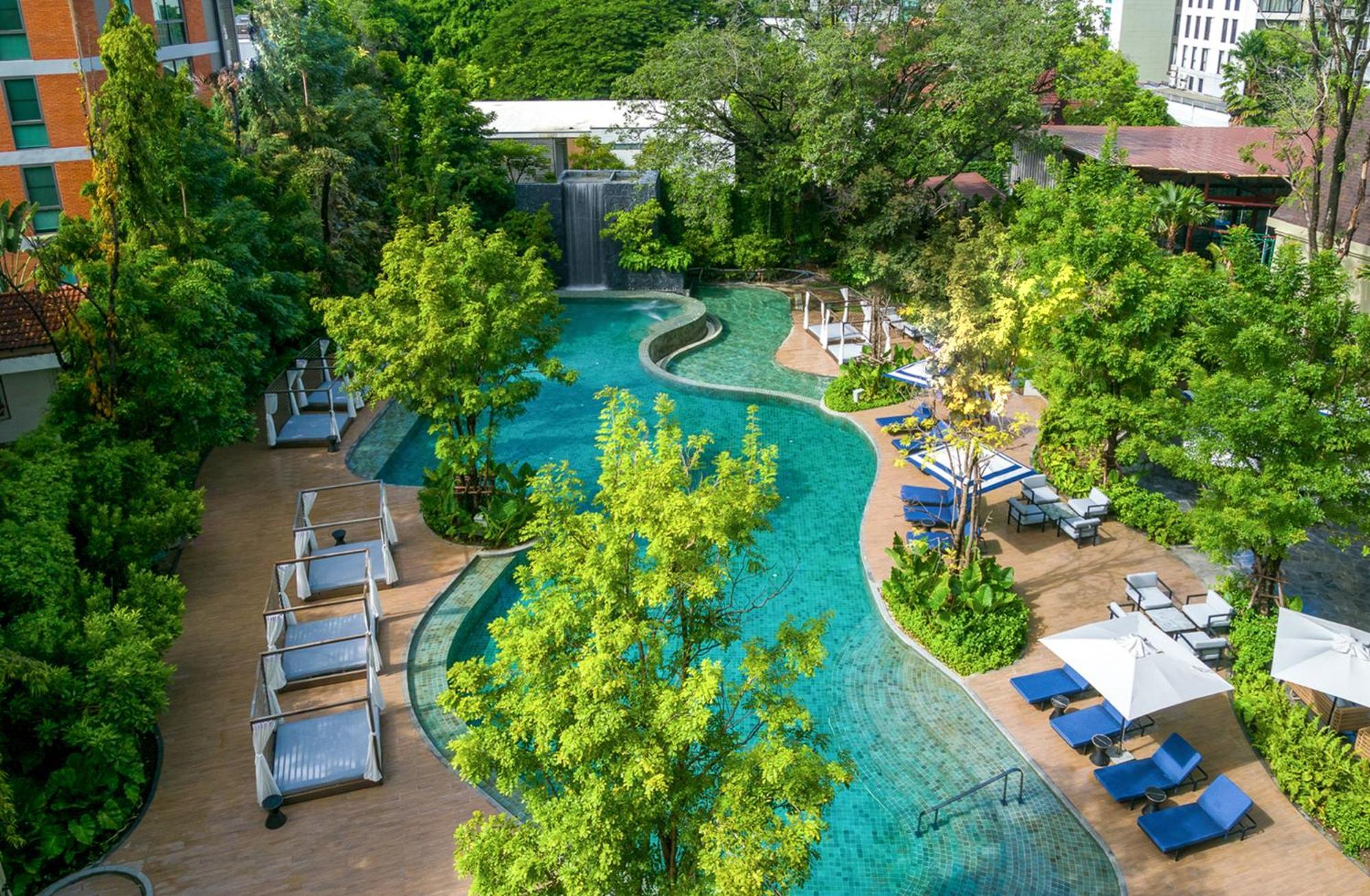 Marriott Executive Apartments, Bangkok Townhall Sukhumvit Exteriör bild