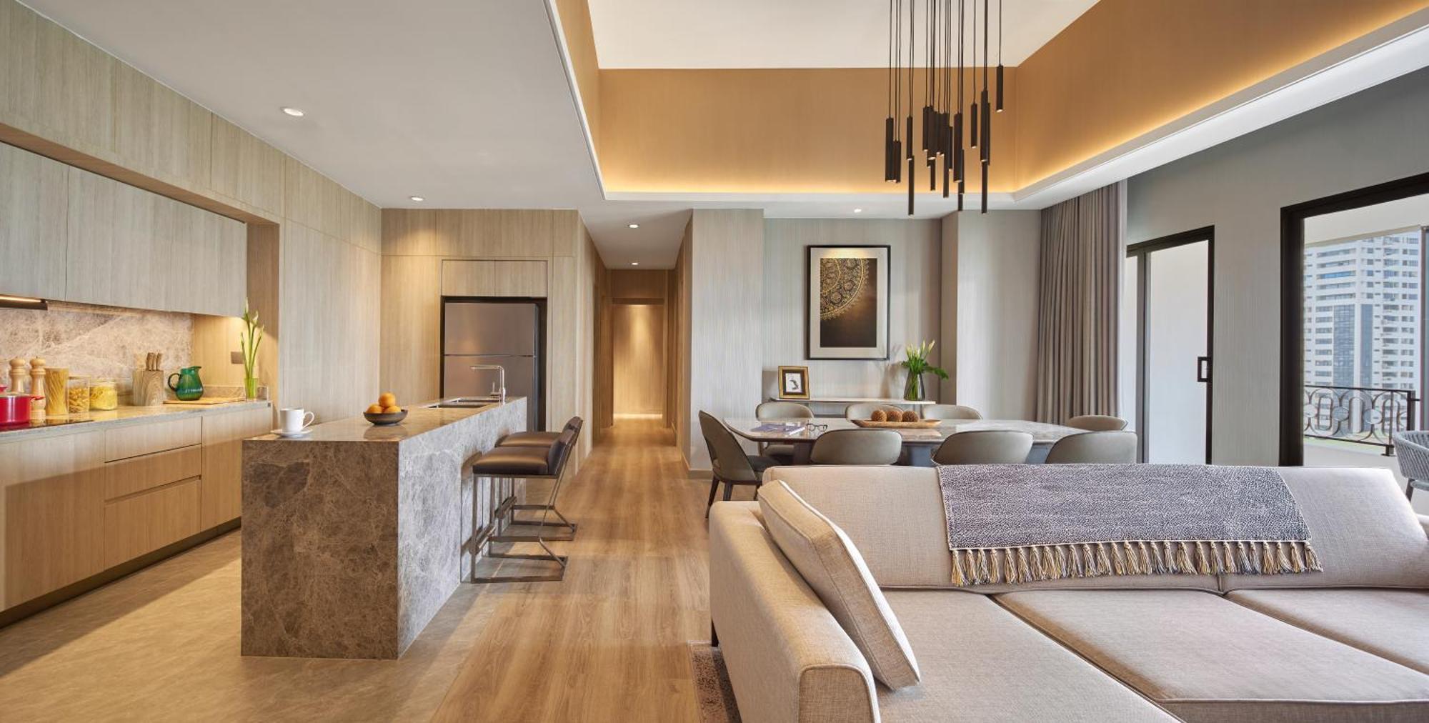 Marriott Executive Apartments, Bangkok Townhall Sukhumvit Exteriör bild